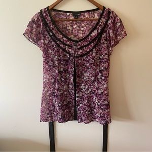 East 5th Floral Blouse and Cami Set